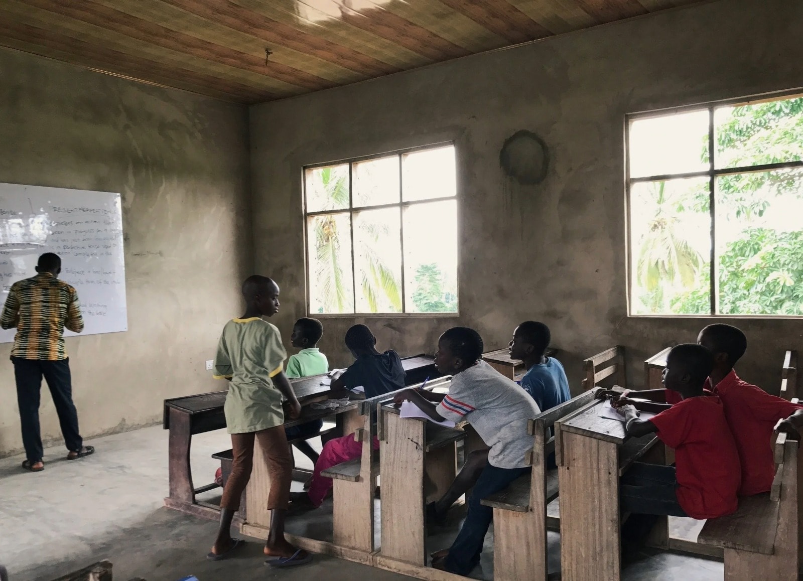 A lesson in progress in one of our classrooms