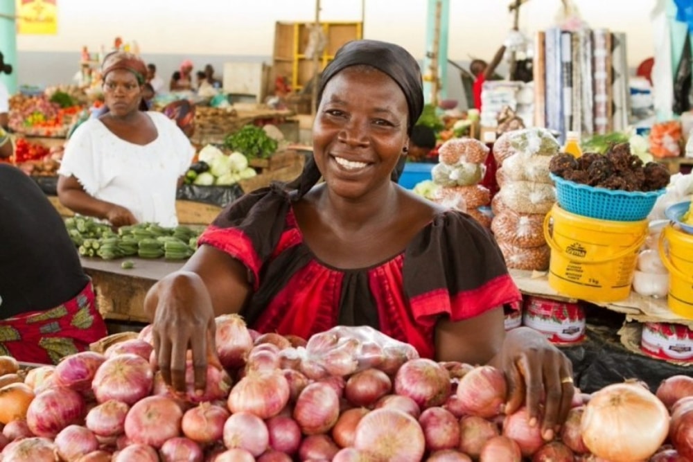 Market day in the community